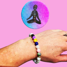 Load image into Gallery viewer, Chakra Bathbomb and Bracelet