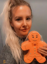 Load image into Gallery viewer, Super Large Gingerbread Man Bath Bomb