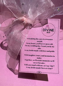 Luxury bath bomb and poem gift set. Gift wrapped.