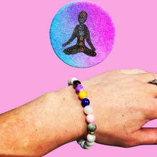 Load image into Gallery viewer, Chakra Bathbomb and Bracelet
