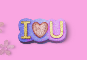 I love you bath bomb