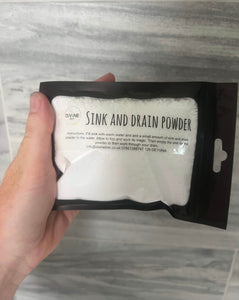 Sink and drain powder