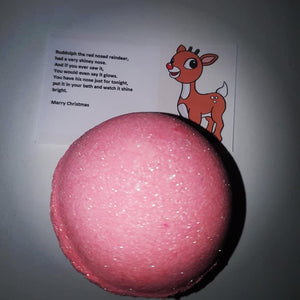 Rudolph’s Flashing Nose Bath Bomb