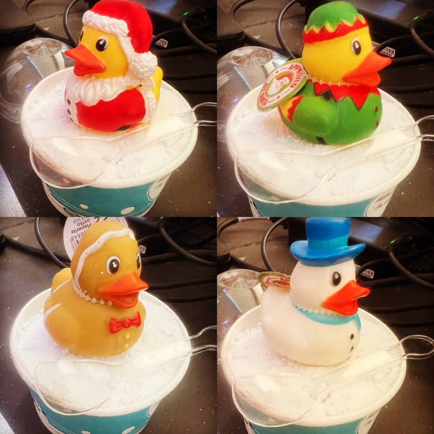 Christmas Duck Pots Bath Bombs
